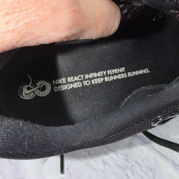 Nike React Infinity Run Flyknit 2 Shoes Womens 10.5 Violet Dust Running Sneakers - Picture 14 of 15